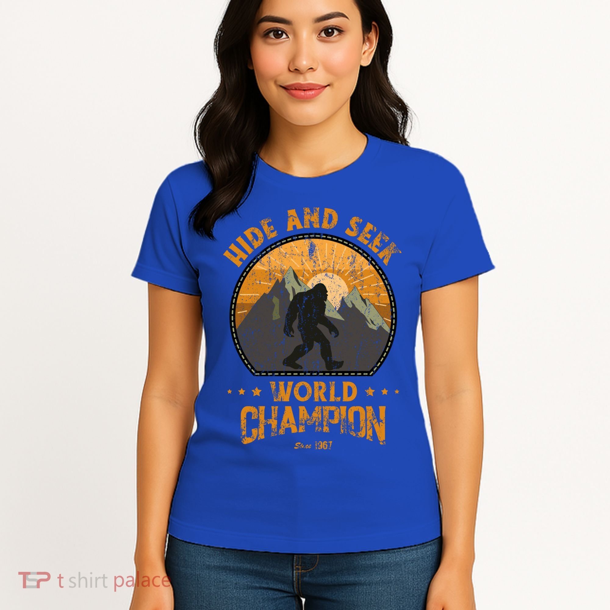 Bigfoogift Hide And Seek Bigfoot Hide And Seek Champion Cool Gift Women's T-Shirt
