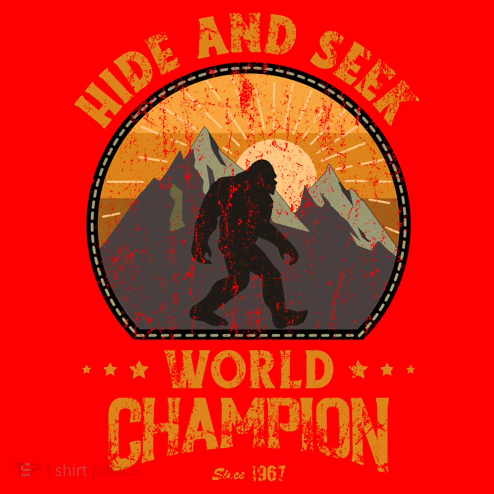 Bigfoogift Hide And Seek Bigfoot Hide And Seek Champion Cool Gift Santa Hat