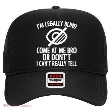 Blindness Humour Awareness Visually Impaired People Gift Hat