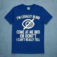 Blindness Humour Awareness Visually Impaired People Gift T-Shirt thumb 5