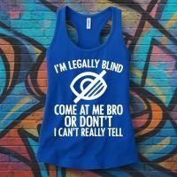 Blindness Humour Awareness Visually Impaired People Gift Women's Tank Top thumb 3