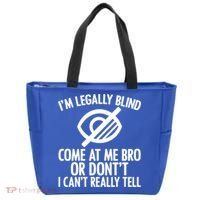 Blindness Humour Awareness Visually Impaired People Gift Tote Bag thumb 0