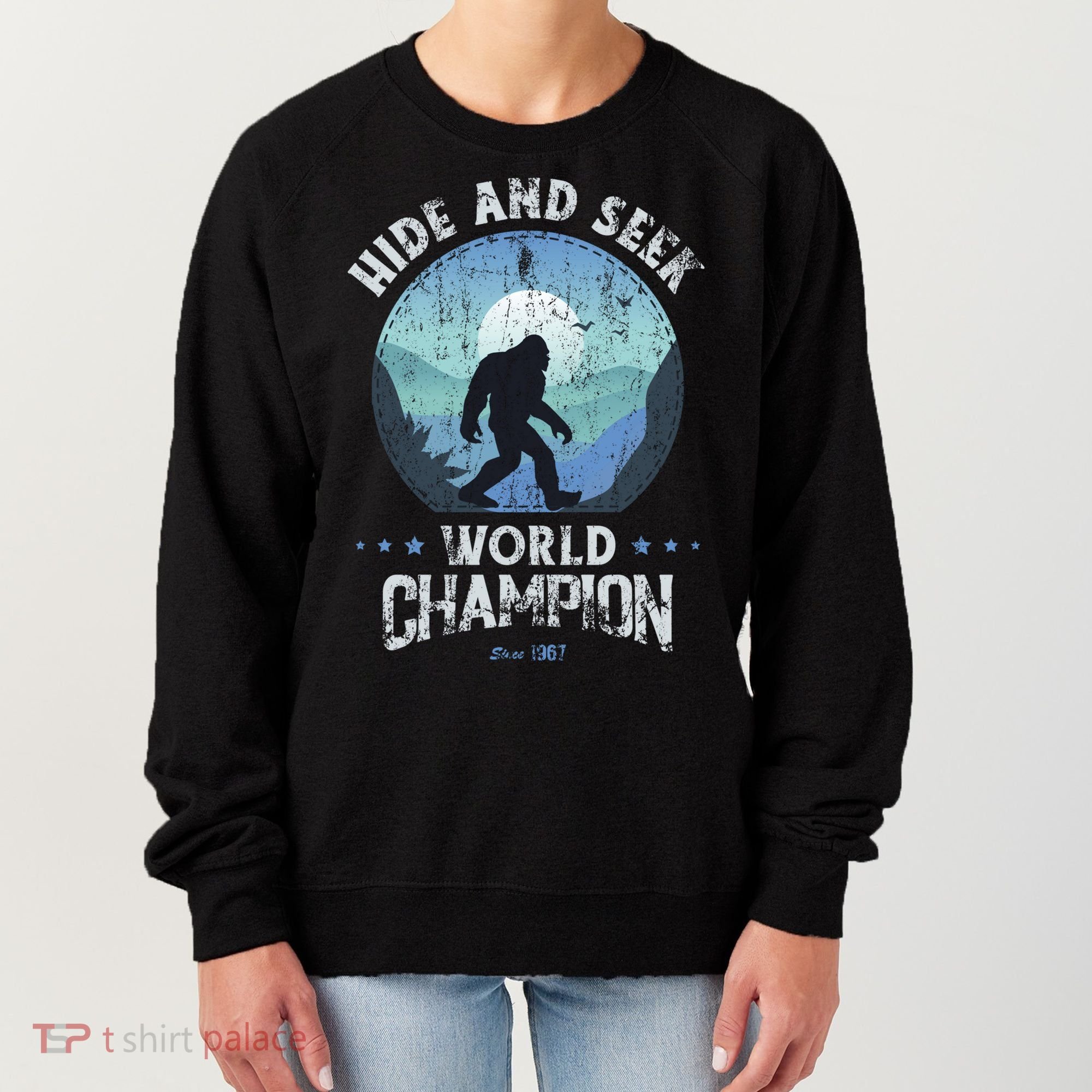 Bigfoot Hide And Seek Bigfoot Hide And Seek Champion Women's Sweatshirt