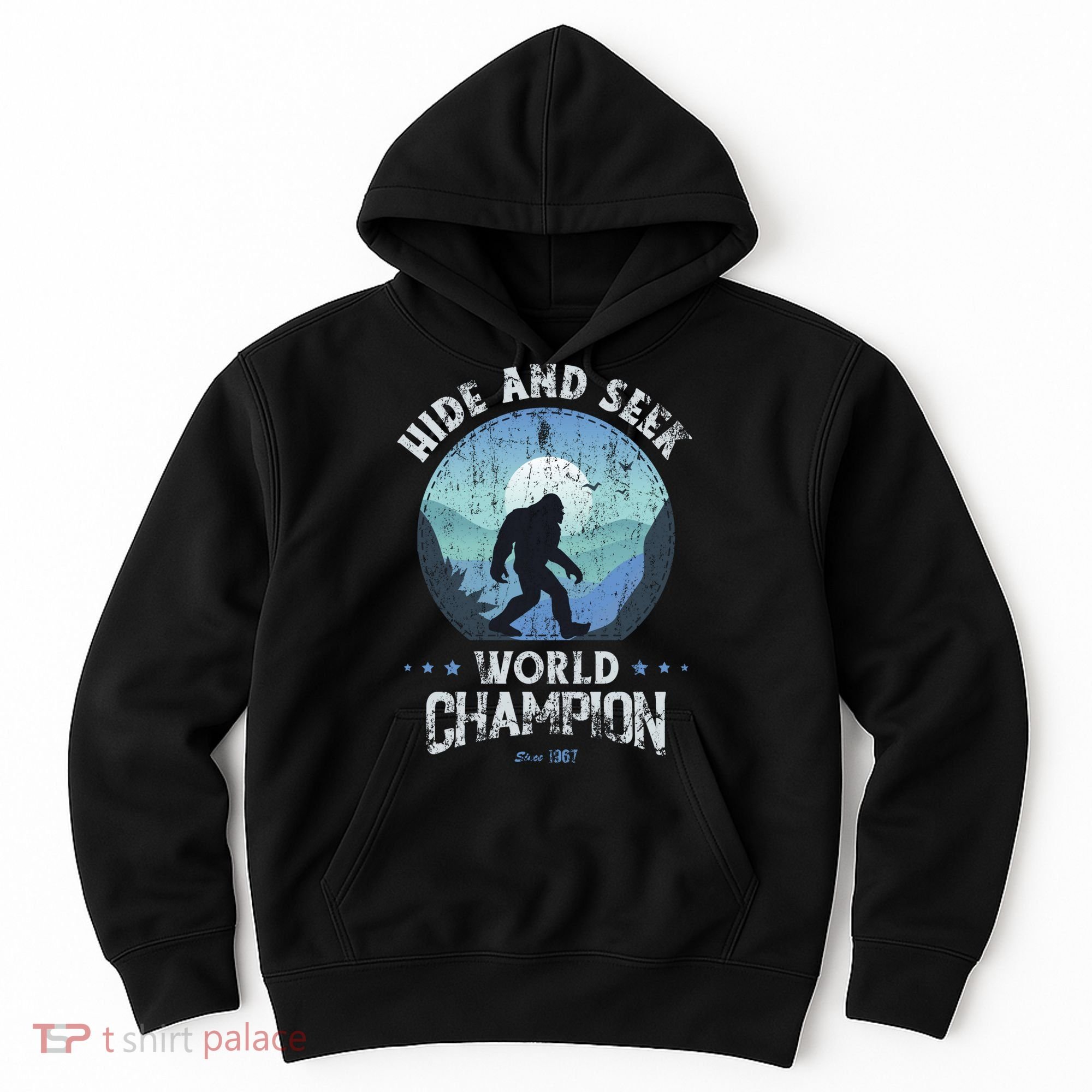Bigfoot Hide And Seek Bigfoot Hide And Seek Champion Hoodie