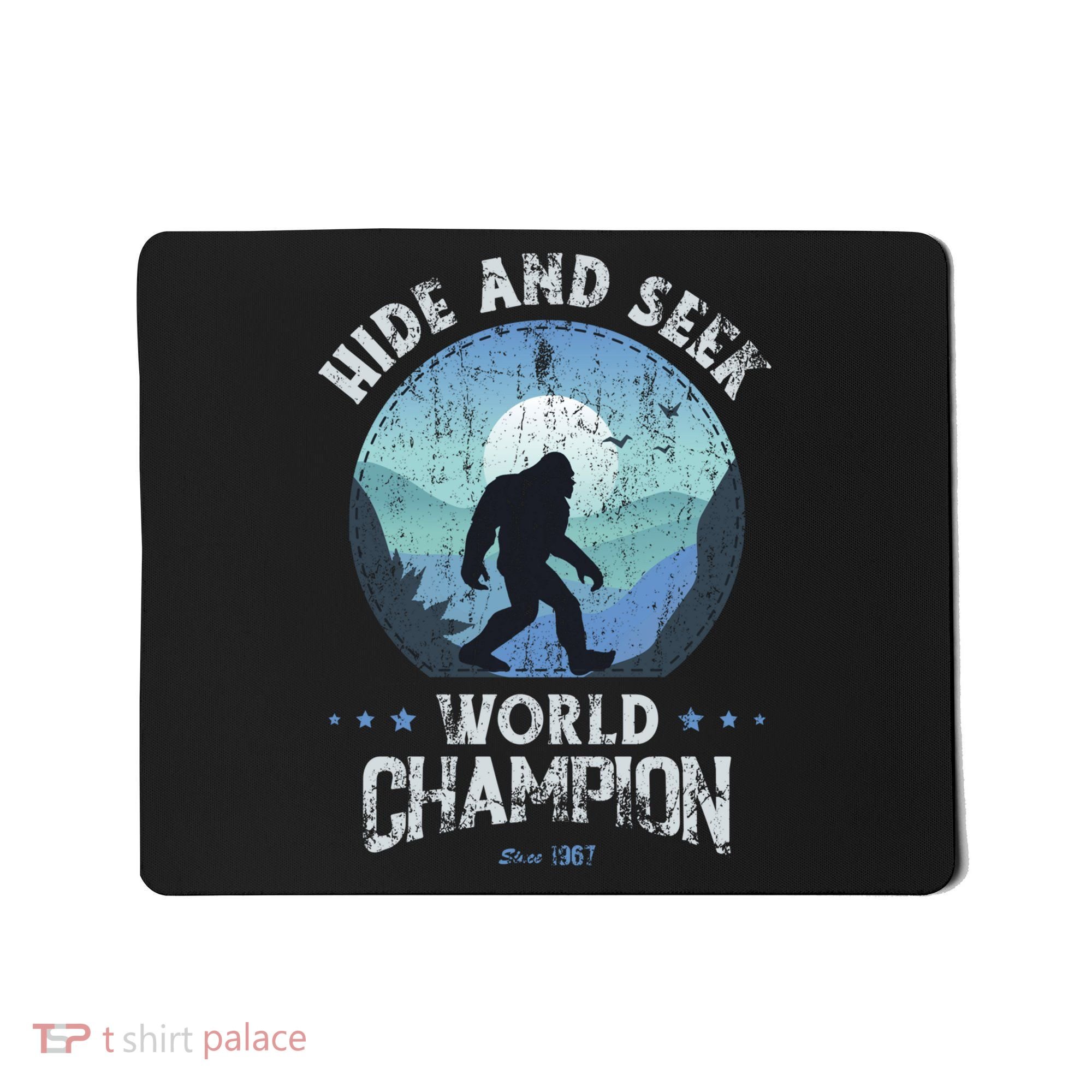 Bigfoot Hide And Seek Bigfoot Hide And Seek Champion Mousepad