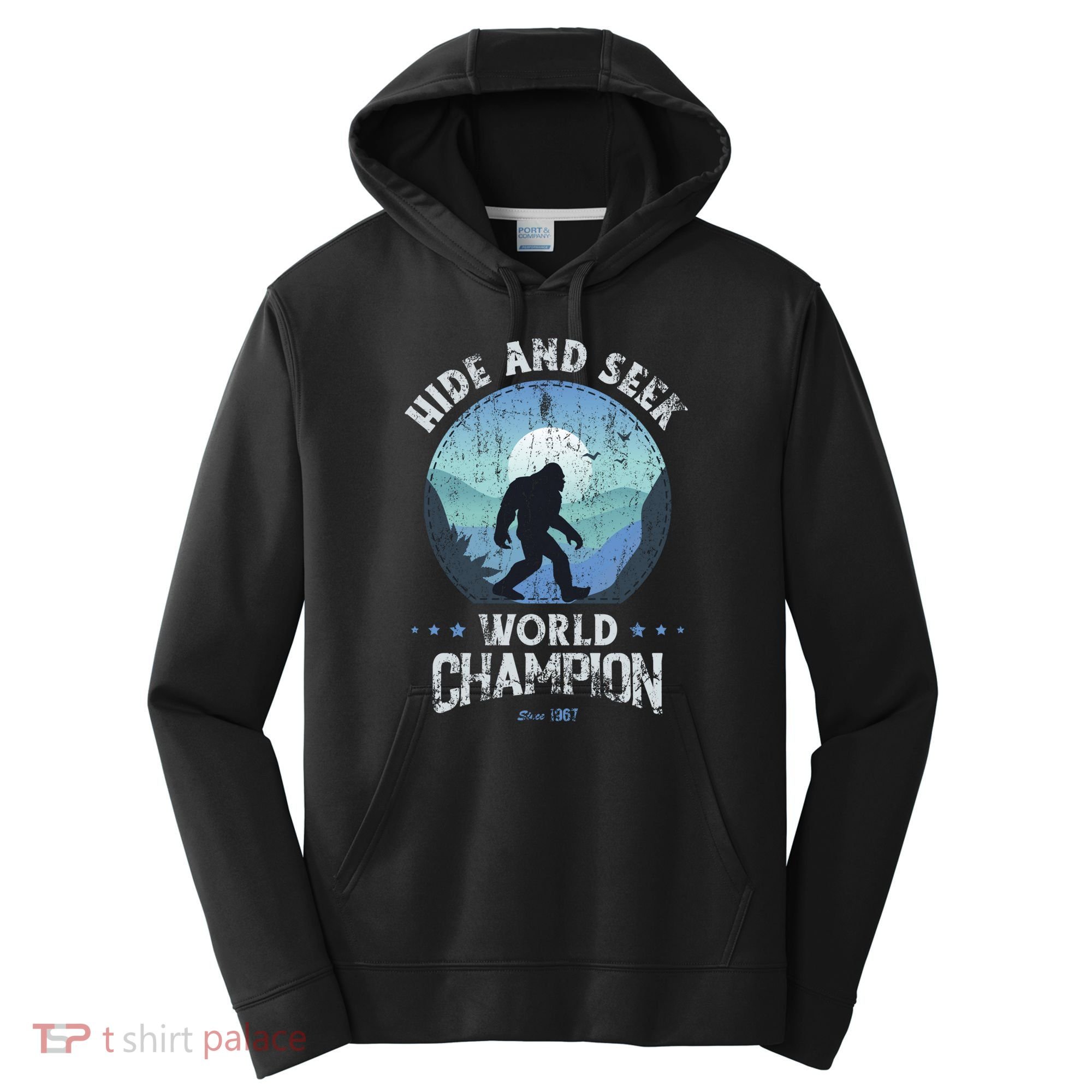 Bigfoot Hide And Seek Bigfoot Hide And Seek Champion Performance Fleece Hoodie