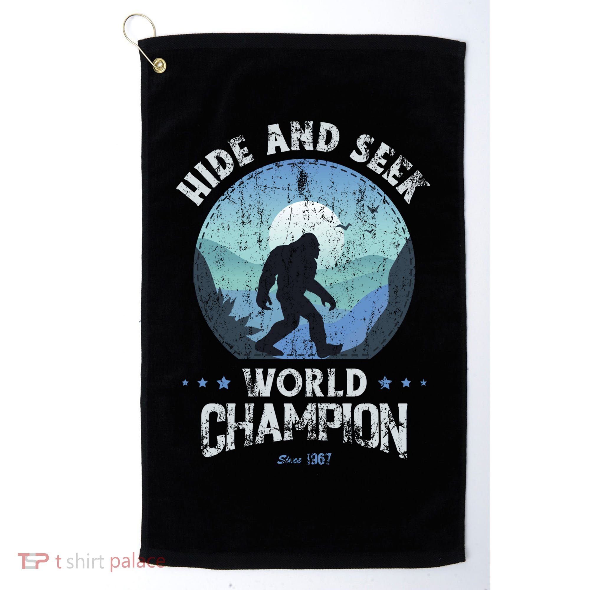 Bigfoot Hide And Seek Bigfoot Hide And Seek Champion Golf Towel