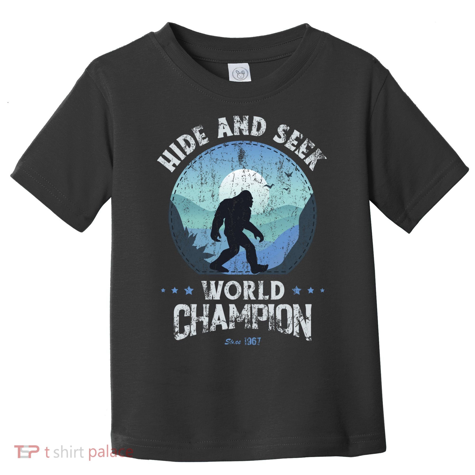 Bigfoot Hide And Seek Bigfoot Hide And Seek Champion Toddler T-Shirt