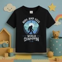 Bigfoot Hide And Seek Bigfoot Hide And Seek Champion Toddler T-Shirt thumb 3