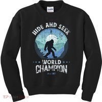 Bigfoot Hide And Seek Bigfoot Hide And Seek Champion Kids Sweatshirt thumb 0