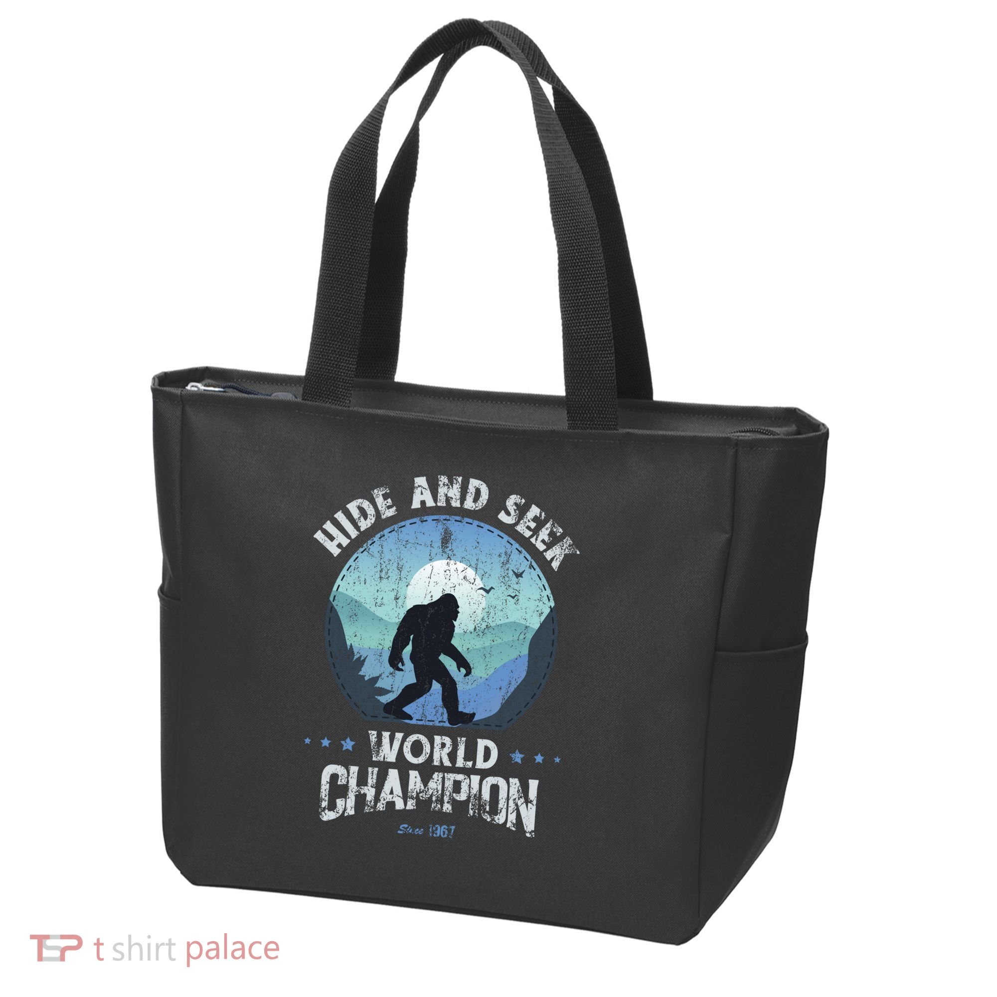 Bigfoot Hide And Seek Bigfoot Hide And Seek Champion Tote Bag