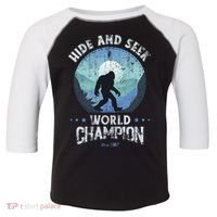 Bigfoot Hide And Seek Bigfoot Hide And Seek Champion Toddler Fine Jersey T-Shirt thumb 0