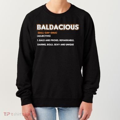 Bald Hairless Alopecia Bald Definition Women's Sweatshirt