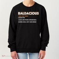 Bald Hairless Alopecia Bald Definition Women's Sweatshirt thumb 0