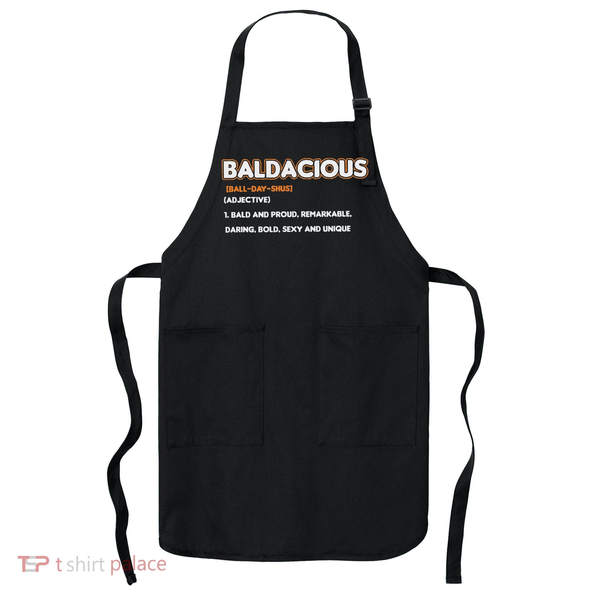 Bald Hairless Alopecia Bald Definition Apron