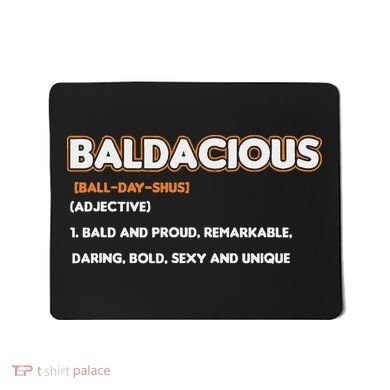 Bald Hairless Alopecia Bald Definition Mousepad
