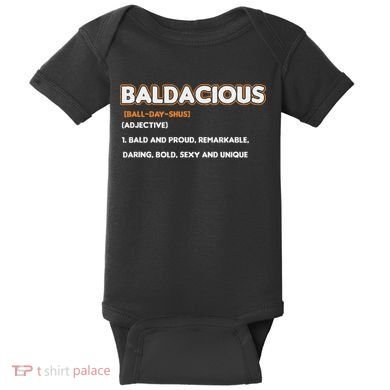 Bald Hairless Alopecia Bald Definition Baby Bodysuit