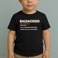Bald Hairless Alopecia Bald Definition Toddler T-Shirt thumb 2