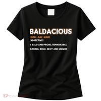 Bald Hairless Alopecia Bald Definition Women's T-Shirt thumb 0