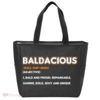 Bald Hairless Alopecia Bald Definition Tote Bag thumb 0