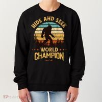 Bigfoogift Hide And Seek Bigfoot Hide And Seek Champion Cute Gift Women's Sweatshirt thumb 0