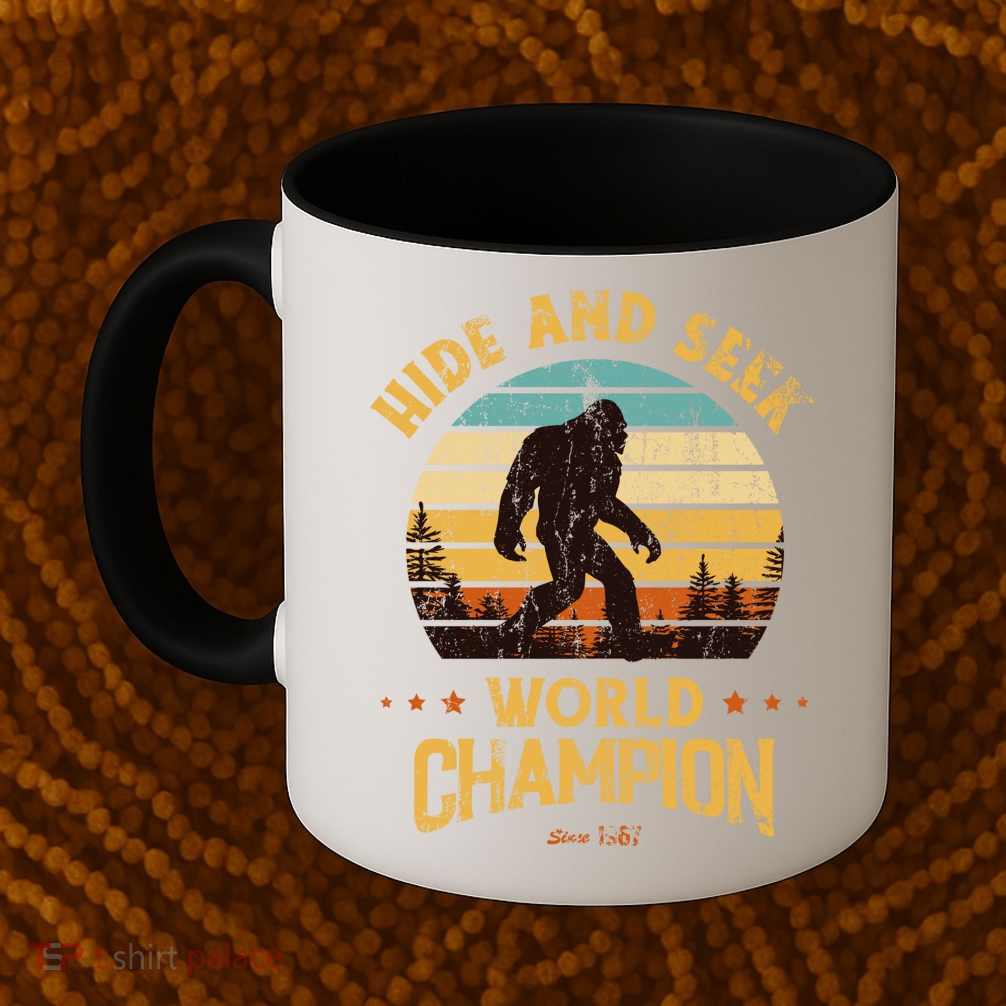 Bigfoogift Hide And Seek Bigfoot Hide And Seek Champion Cute Gift Coffee Mug