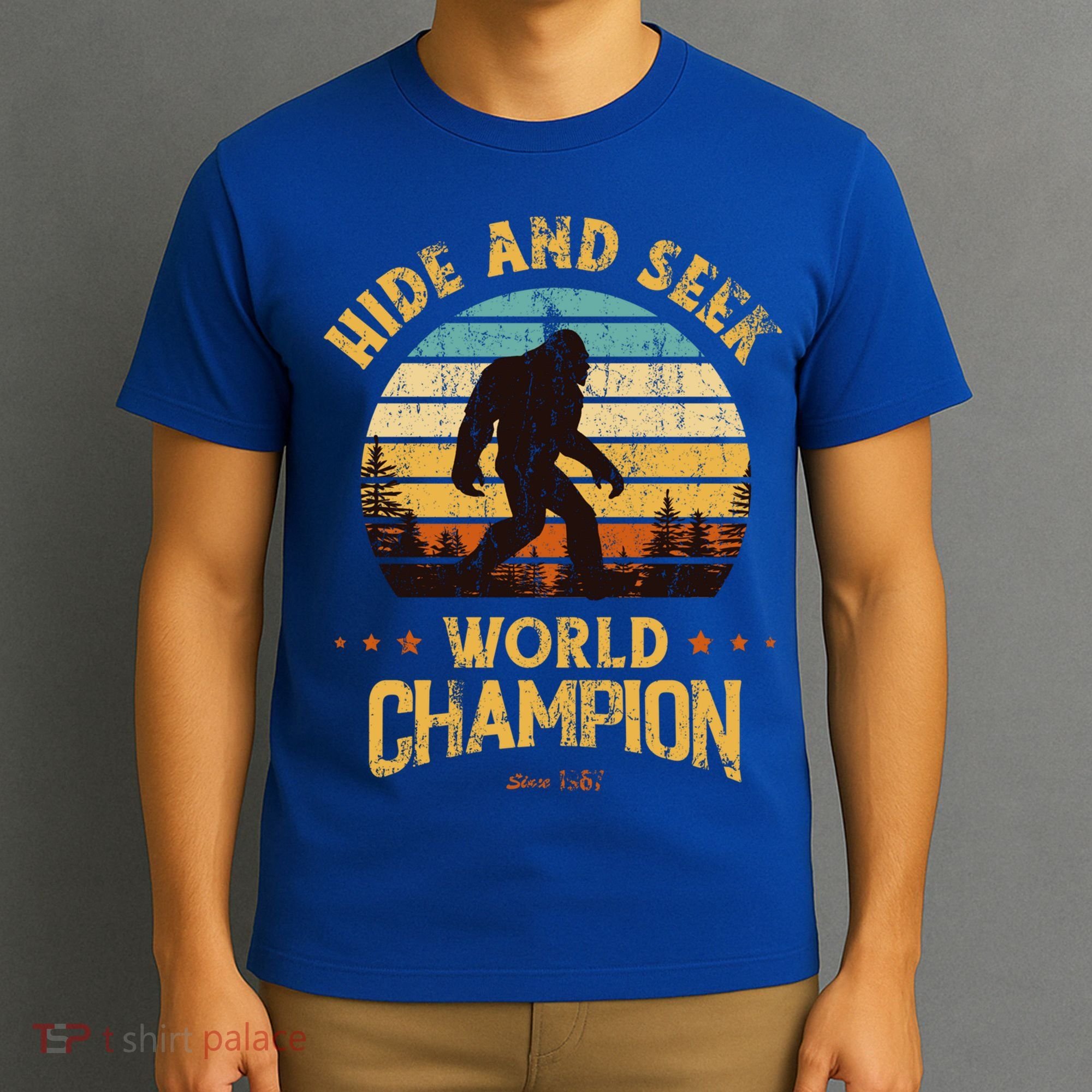 Bigfoogift Hide And Seek Bigfoot Hide And Seek Champion Cute Gift T-Shirt