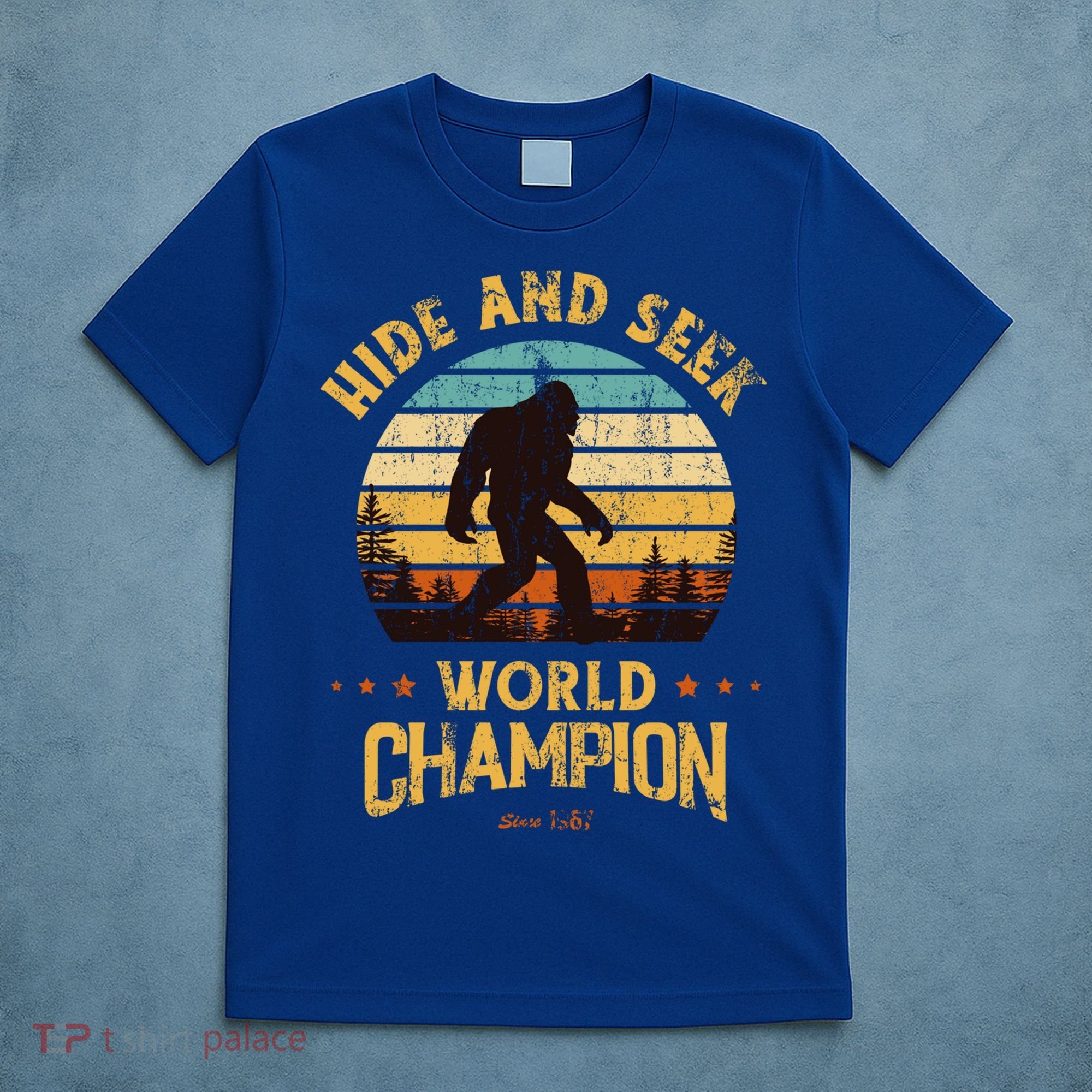 Bigfoogift Hide And Seek Bigfoot Hide And Seek Champion Cute Gift T-Shirt
