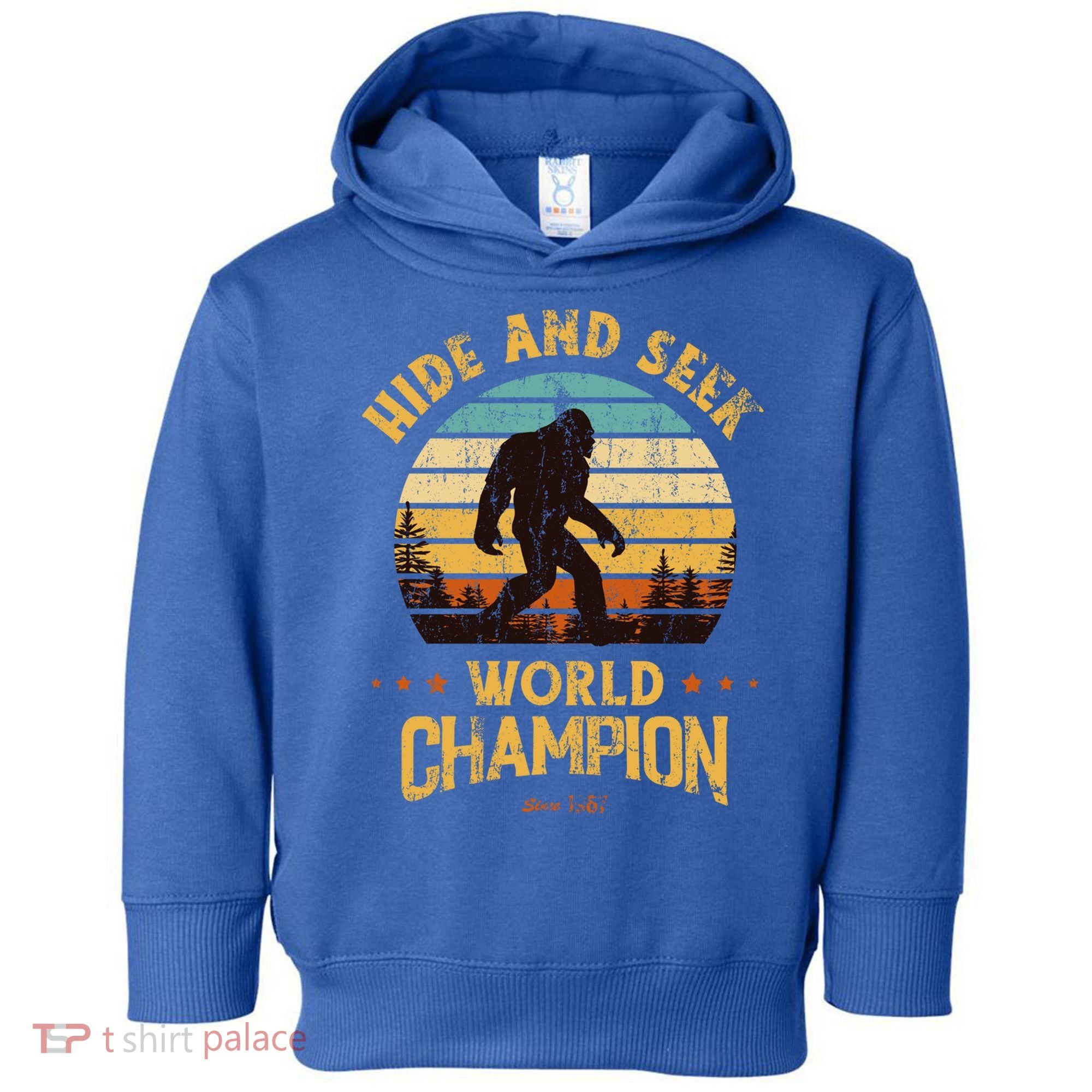 Bigfoogift Hide And Seek Bigfoot Hide And Seek Champion Cute Gift Toddler Hoodie