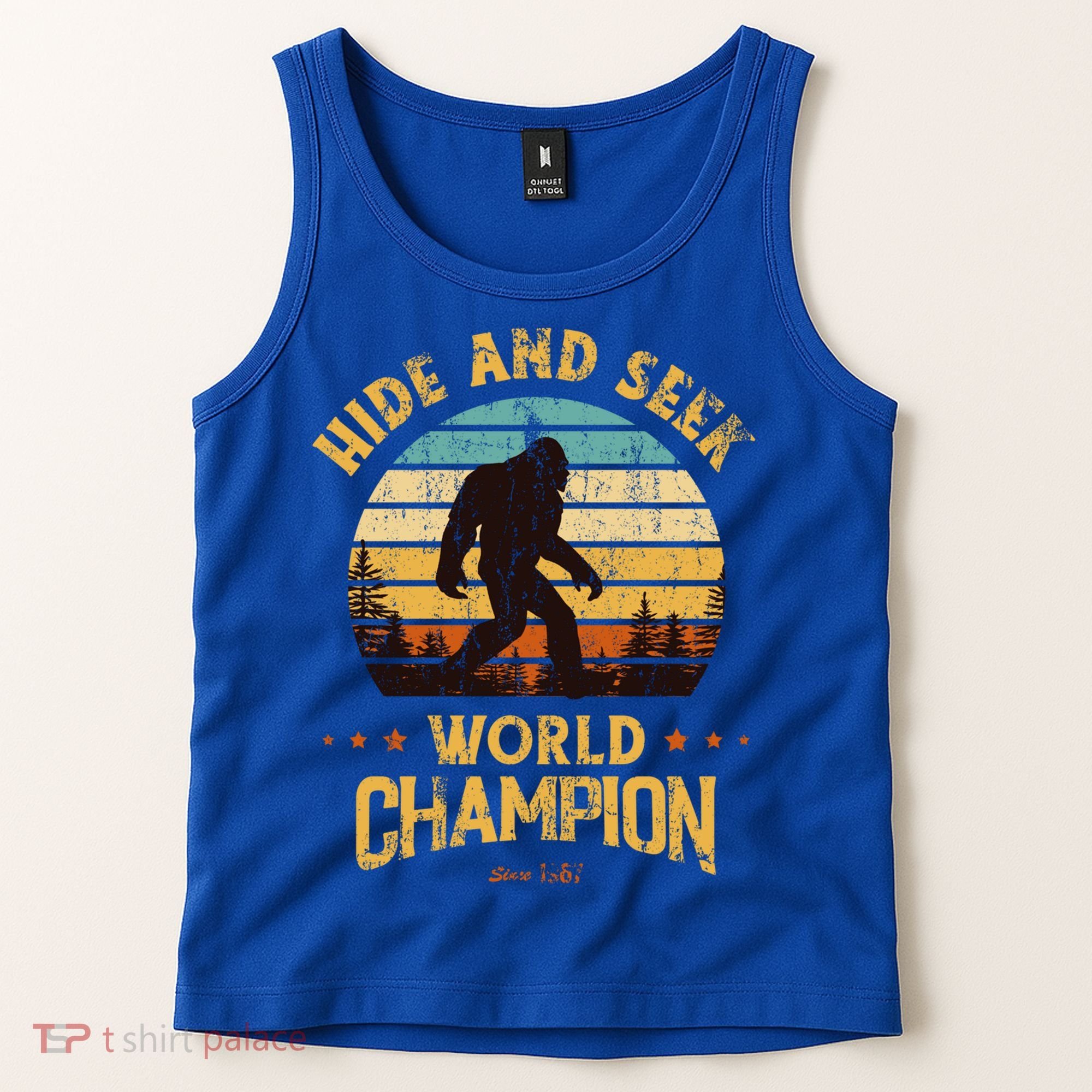 Bigfoogift Hide And Seek Bigfoot Hide And Seek Champion Cute Gift Tank Top