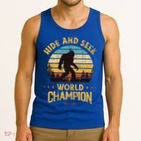 Bigfoogift Hide And Seek Bigfoot Hide And Seek Champion Cute Gift Tank Top thumb 3