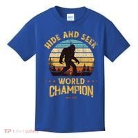 Bigfoogift Hide And Seek Bigfoot Hide And Seek Champion Cute Gift Kids T-Shirt thumb 0