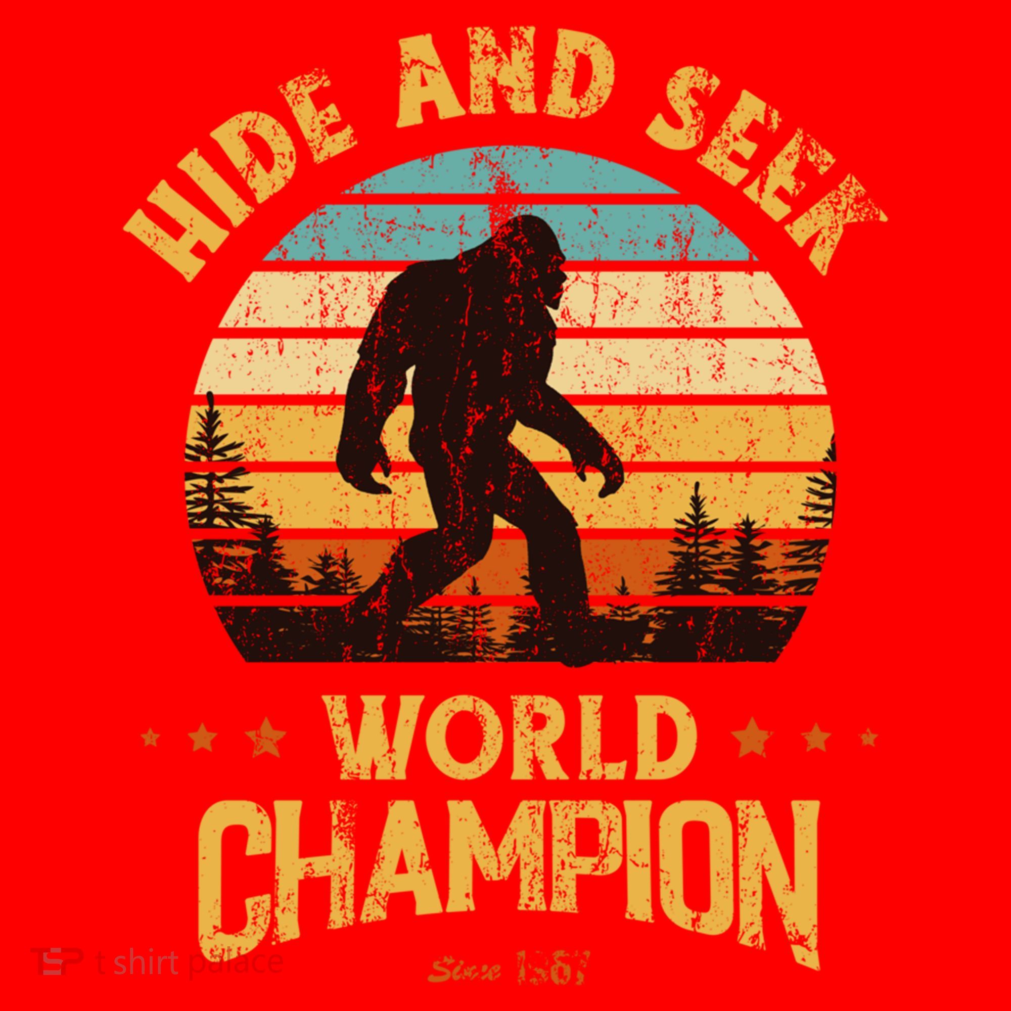 Bigfoogift Hide And Seek Bigfoot Hide And Seek Champion Cute Gift Santa Hat