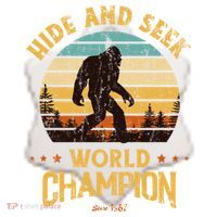 Bigfoogift Hide And Seek Bigfoot Hide And Seek Champion Cute Gift Ceramic Ornament thumb 2