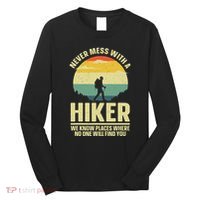 Best Hiking Art Outdoor Hike Gear Hiker Hiking Long Sleeve Shirt thumb 0