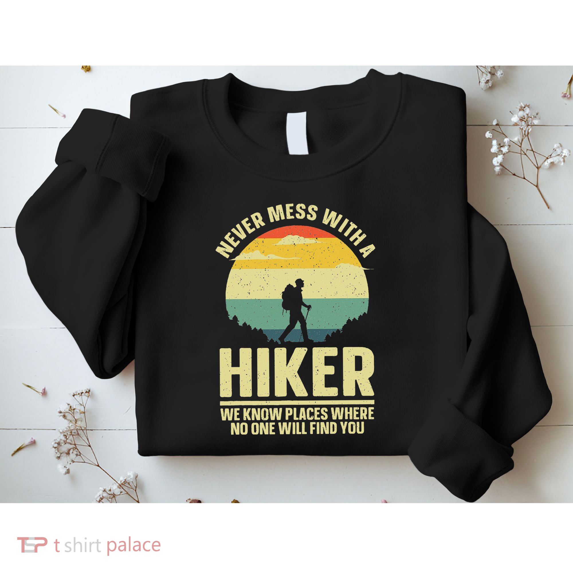 Best Hiking Art Outdoor Hike Gear Hiker Hiking Sweatshirt