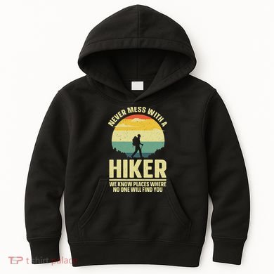 Best Hiking Art Outdoor Hike Gear Hiker Hiking Kids Hoodie