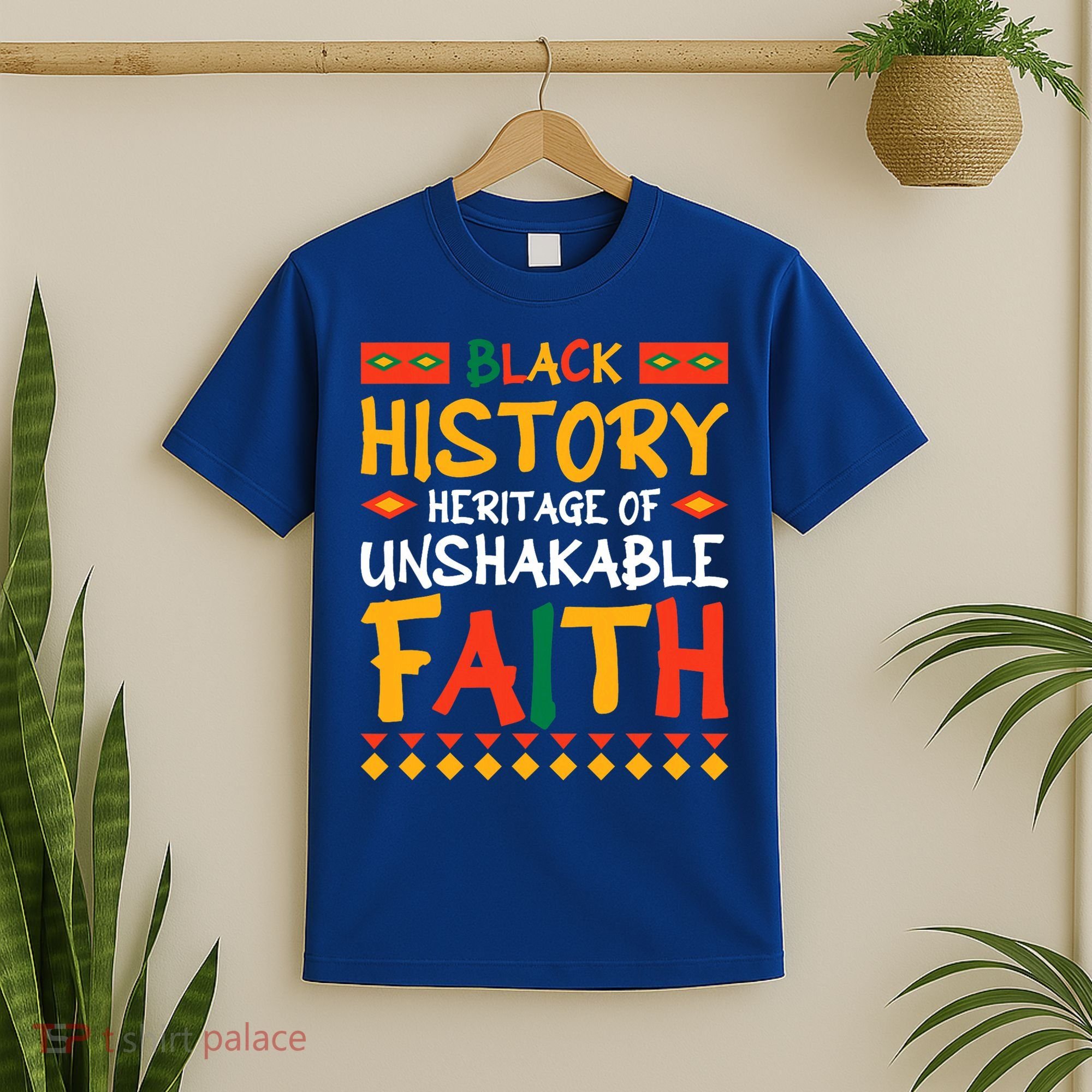 Black History A Heritage Of Unshakable Faith T-Shirt