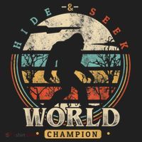 Bigfoot Hide And Seek Champion Sasquatch Camping Tees Women's Sweatshirt thumb 2