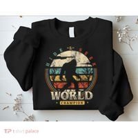 Bigfoot Hide And Seek Champion Sasquatch Camping Tees Sweatshirt thumb 2