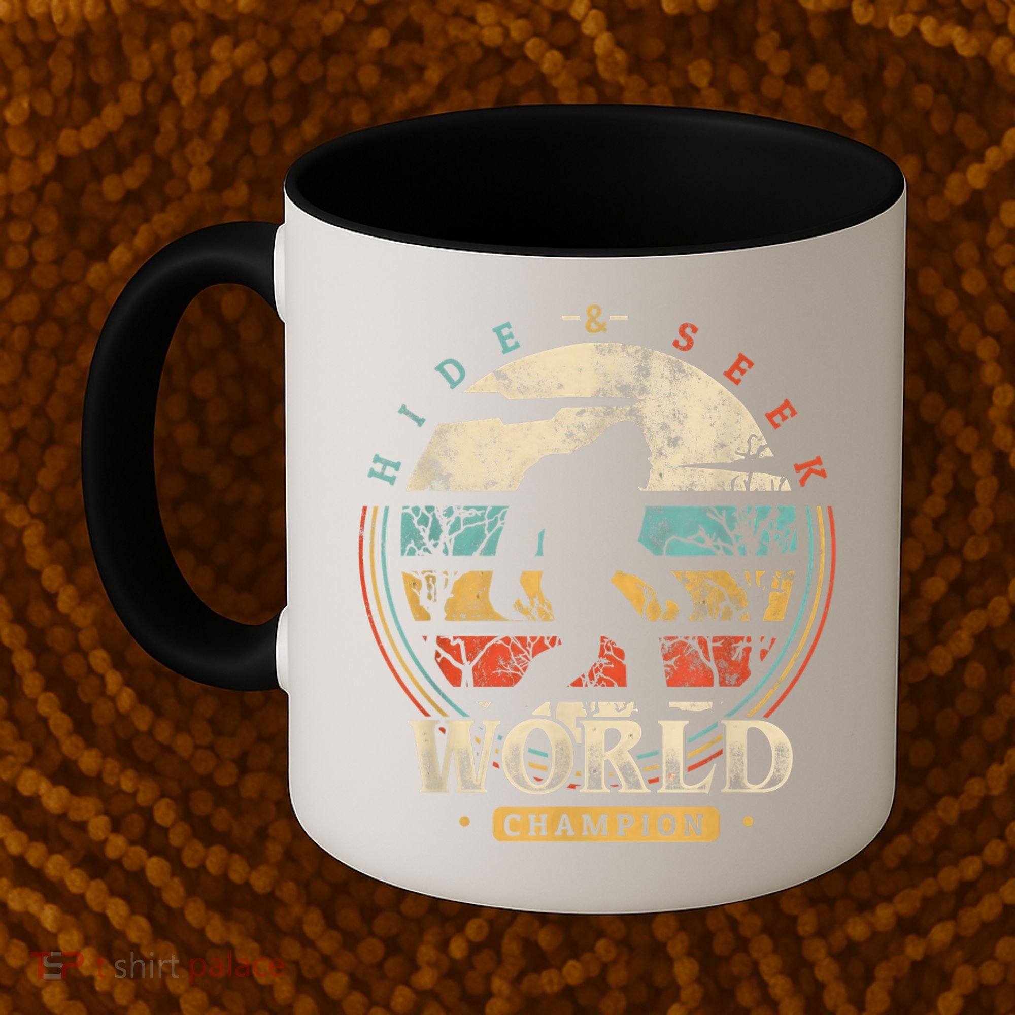Bigfoot Hide And Seek Champion Sasquatch Camping Tees Coffee Mug