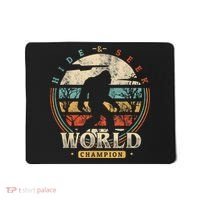 Bigfoot Hide And Seek Champion Sasquatch Camping Tees Mousepad thumb 0