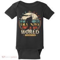 Bigfoot Hide And Seek Champion Sasquatch Camping Tees Baby Bodysuit thumb 0