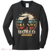 Bigfoot Hide And Seek Champion Sasquatch Camping Tees Kids Long Sleeve Shirt thumb 0