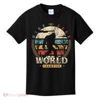 Bigfoot Hide And Seek Champion Sasquatch Camping Tees Kids T-Shirt thumb 0