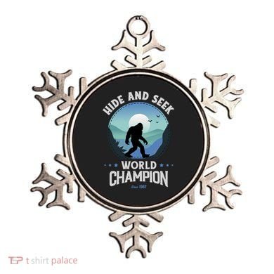 Bigfoogift Hide And Seek Bigfoot Hide And Seek Champion Cool Gift Ornament