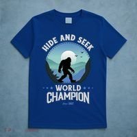 Bigfoogift Hide And Seek Bigfoot Hide And Seek Champion Cool Gift T-Shirt thumb 5