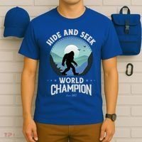Bigfoogift Hide And Seek Bigfoot Hide And Seek Champion Cool Gift T-Shirt thumb 6