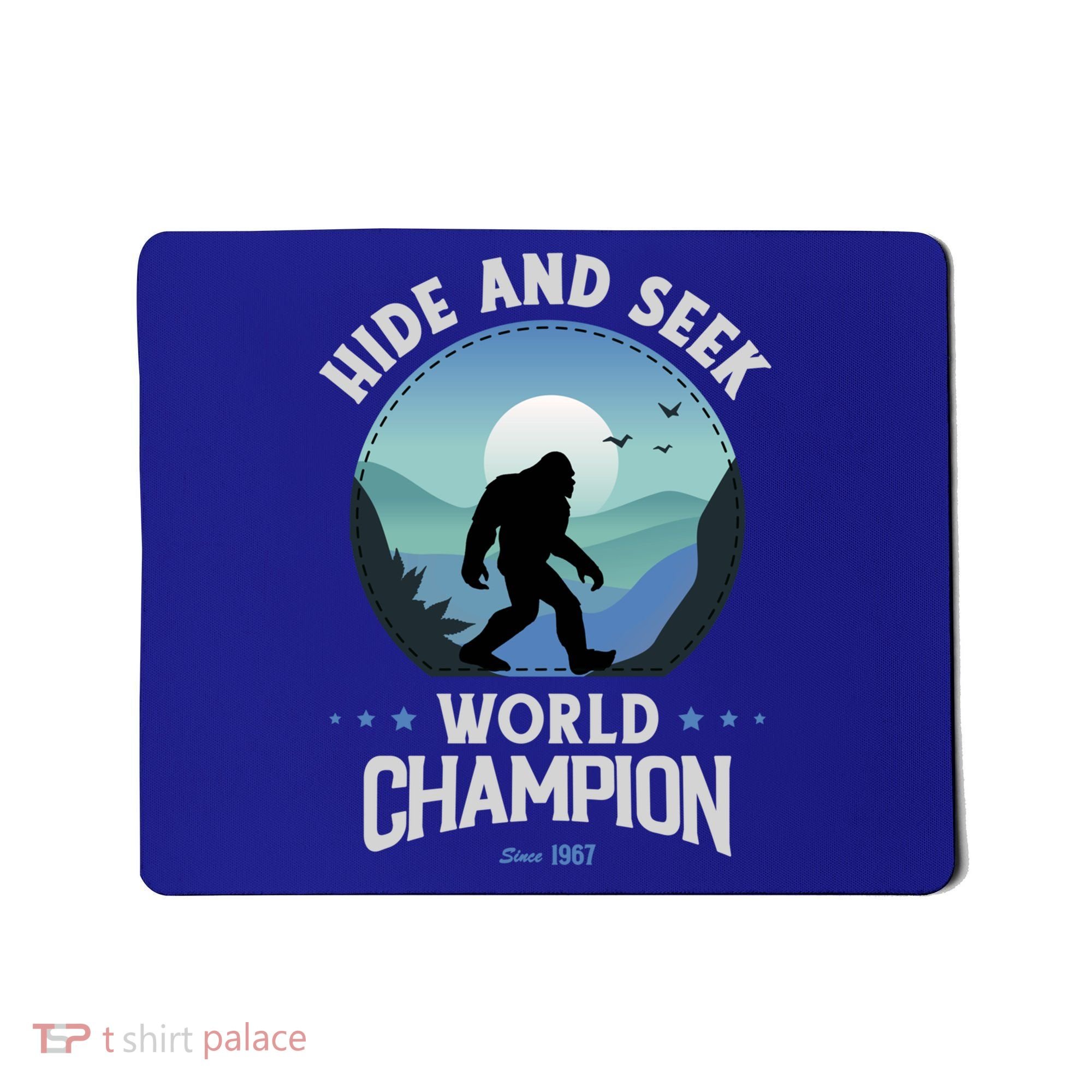 Bigfoogift Hide And Seek Bigfoot Hide And Seek Champion Cool Gift Mousepad