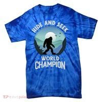 Bigfoogift Hide And Seek Bigfoot Hide And Seek Champion Cool Gift Tie-Dye T-Shirt thumb 0